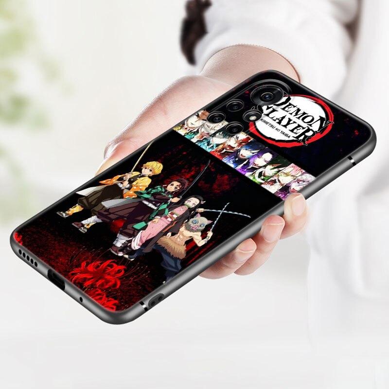 Чехол для телефона с изображением аниме «Убийца демонов» для Huawei Honor 60 50 SE 30S Mate 30 20 10 Lite 40 Nova 9 8 Pro Y60 8i 7i 7SE 5T Премиум-чехол