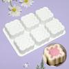 Silicone Cake Mold Square Heart Shapes Mousse Chocolate Desserts Mold Cake Pan Muffin Mold Flexible Baking Tools
