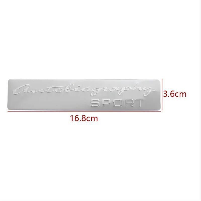 AutoliographySPORT logo for Evoque Range Rover Discovery tail logo Upgraded aluminum sticker