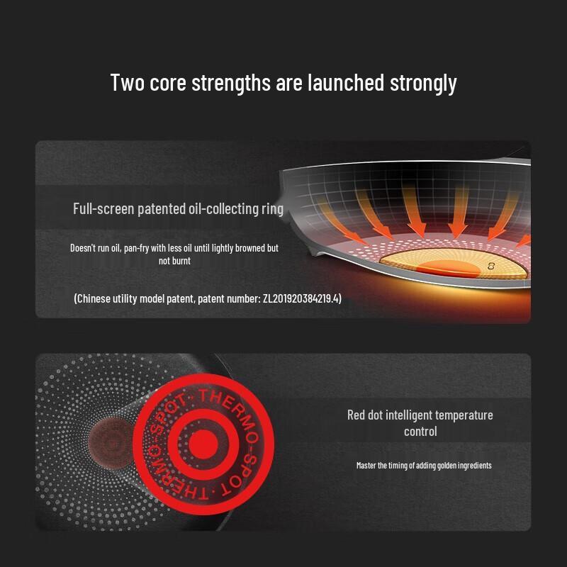 SUPOR Red Dot Lightweight Cast Non-Stick Frying Pan