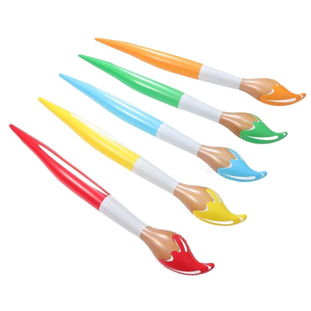 New Giant Paint Brush Balloon PVC Large Art Paint Brushes Blow Up Lightweight Classroom Decoration Graduation Party