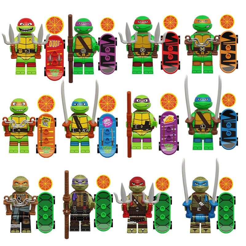 KDL831 KDL817 Teenage Mutant Ninja Turtles Minifigure Building Block Toy Set