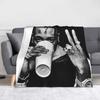YoungBoys Rapper Music Coral Fleece Plush Throw Blanket American Blanket for Home Office Lightweight Bedspread