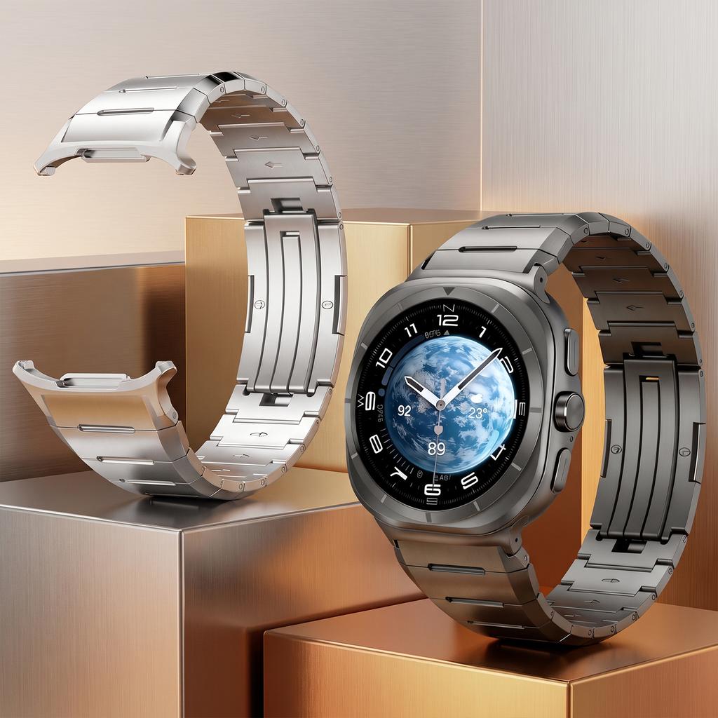 Легкие металлические ремешки Титановый ремешок для Samsung Galaxy Watch Ultra 2 Браслет Ремешки для часов для Galaxy Watch 9 8 Classic