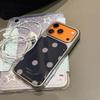Корейский ретро-деним в горошек подходит для Apple 16/17Pro Эпоксидный чехол для телефона с защитой от конденсата IP15 нишевый 14 комплектов