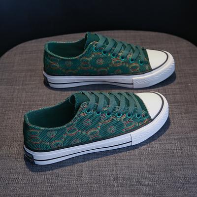 Женские парусиновые туфли Лето 2022 Модные плоские прогулочные туфли Студенческие повседневные парусиновые кроссовки