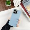 Simple Leather Pattern Apple 16 Anti-fall Phone Case IPhone15/14promax High-end Liquid Skin Soft Shell 13