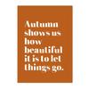 Canvas Painting Autumn Scenery Leaf Poster Print Nordic Wall Pictures Living Room Home Decor Hello Pumpkin Art