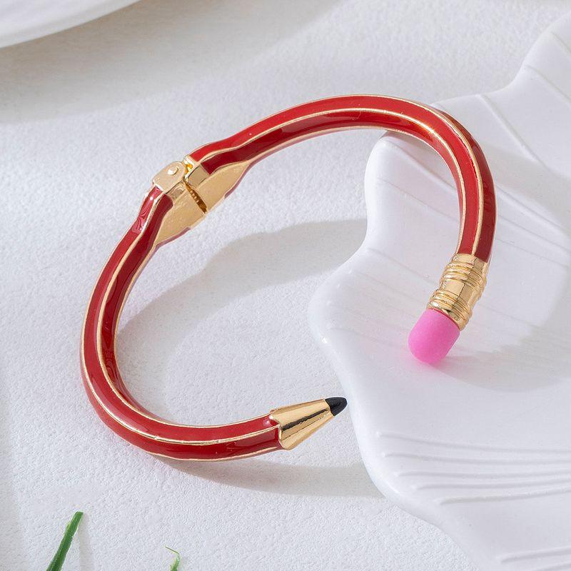 and Elegant Artistic Bracelet with a Unique European and American Light Luxury Design, Featuring a Pencil-Shaped Design That Is Fashionable and Trendy
