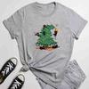 Cute Christmas Tree Cat Lover TShirt Funny Winter Xmas Holiday Tee Retro Merry Catmas Festive Shirt