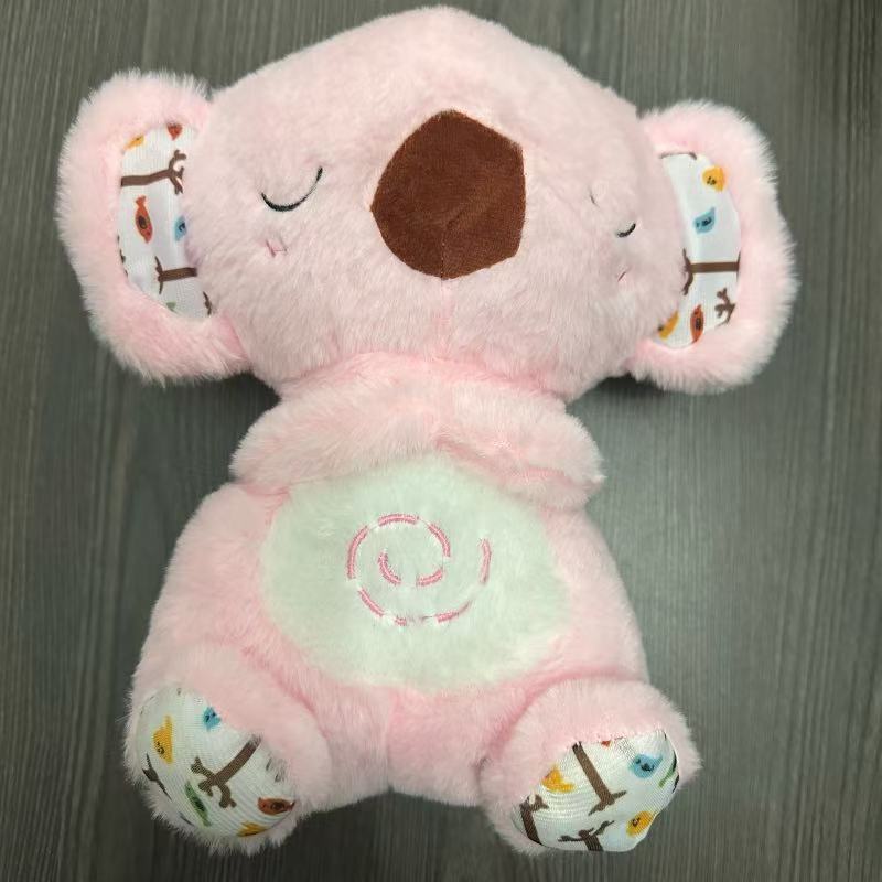New Breathing Otter Plush Toy with Music & Light, Soft Cuddly Stuffed Animal, Soothing Companion for Kids, Cute Gift for Girls