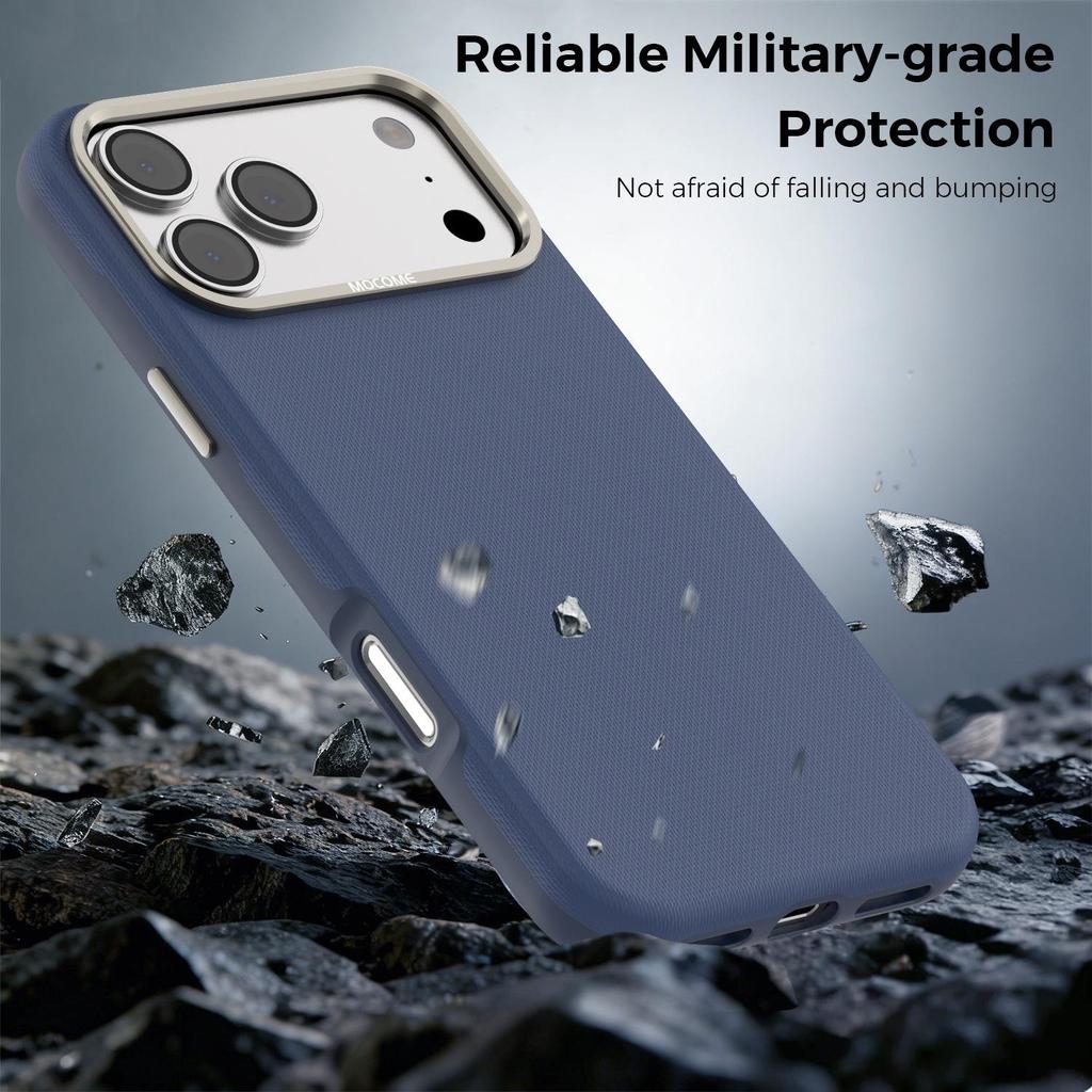 Магнитный кожаный чехол Tech Plaid с держателем для карт для iPhone 17 Pro Max