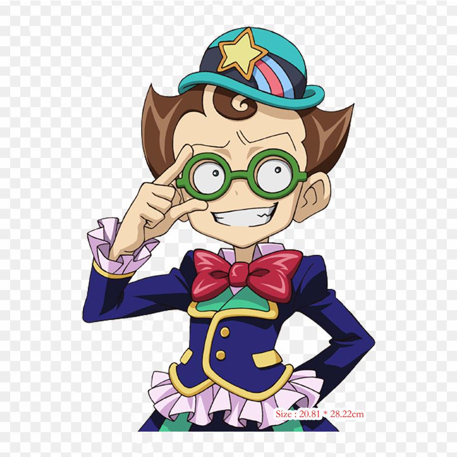 Утюговые нашивки с героями мультфильмов Джейден Юки Юги Мутоу для одежды, наклейки с аппликациями на одежду, термочувствительная нашивка на заказ