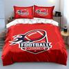 Red Football League Bedding Set Bedding Duvet Cover Set Duvet Cover Pillowcases (1 * Duvet Cover 2 * Pillowcases, without duvet insert)
