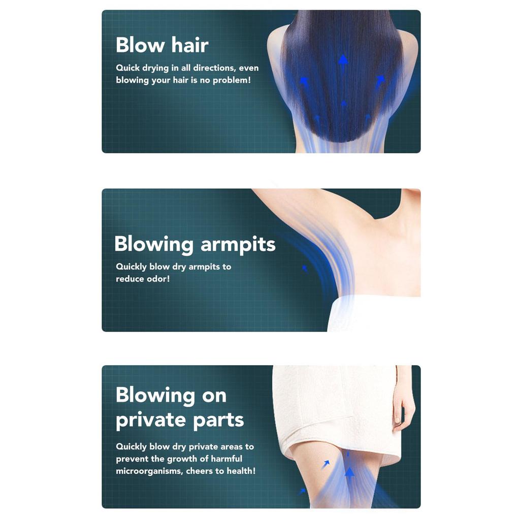 Ванная комната сушилка для всего тела после нагревателя отрицательных ионов фен для душа ванная комната сушилка для душа, (ДЖП 100‑120В)