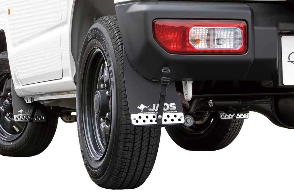 JAOS Mudguard III Rear Set Black for Jimny JB64 Series (B622513R)