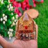 Shree Shri Yantra Pyramid for Wealth and Prosperity, Healing Removing Negativity Positive Energy Vaastu and Feng Shui Stone
