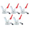 5Pcs Toggle Fixture Horizontal Quick Release Hold Down Clamp Woodworking Tools GH?201?L