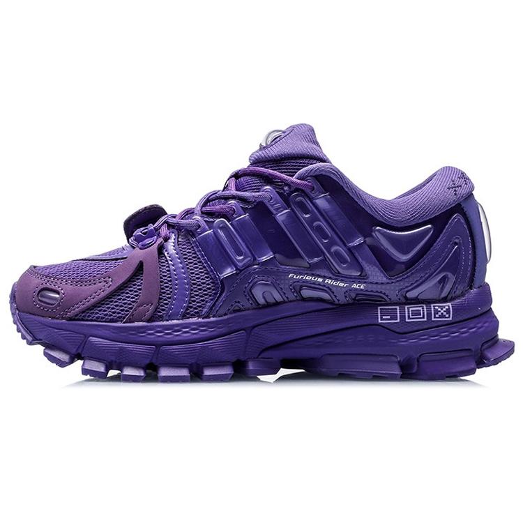 Li Ning Furious Rider ACE 1.5 Удобные и модные низкие повседневные кроссовки Женские Фиолетовые ARZP014-18