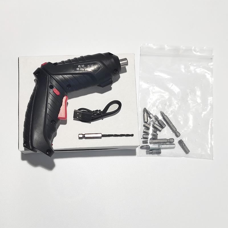 Набор мини-электрических отверток с аккумулятором 3,6 В, 47 предметов с литиевой батареей и аксессуарами для домашнего использования