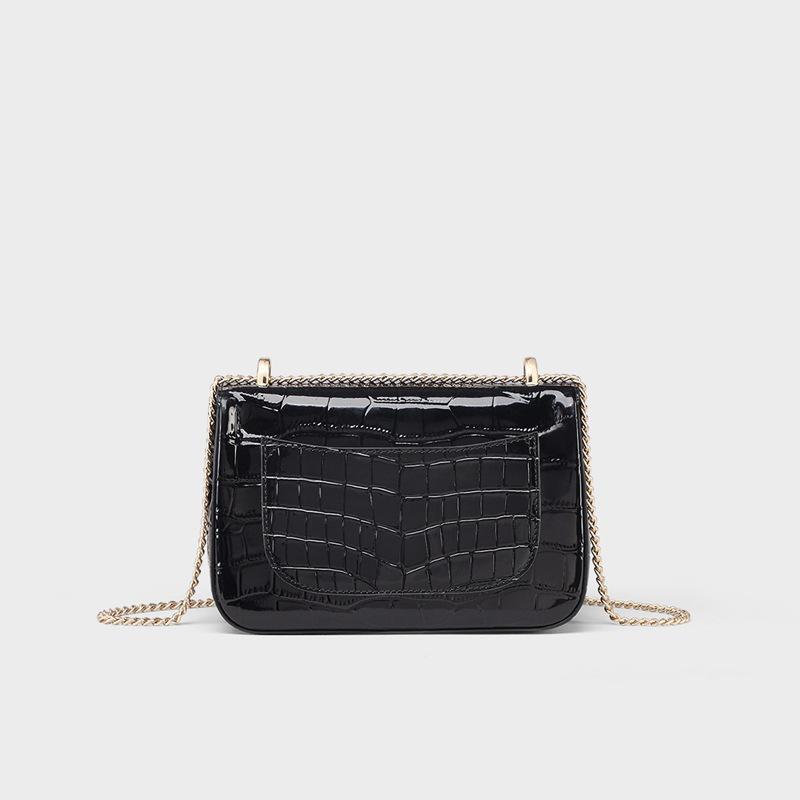 Crossbody Bag for Women 2025 Autumn Winter New Genuine Leather Women's Bag Trendy Hot-Selling Chain Shoulder Bag Box Bag