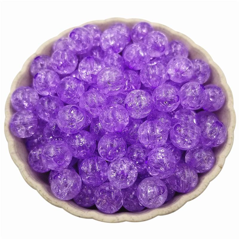 Многоцветные модные потрескивающие свободные бусины DIY фурнитура ювелирные аксессуары ожерелье браслет