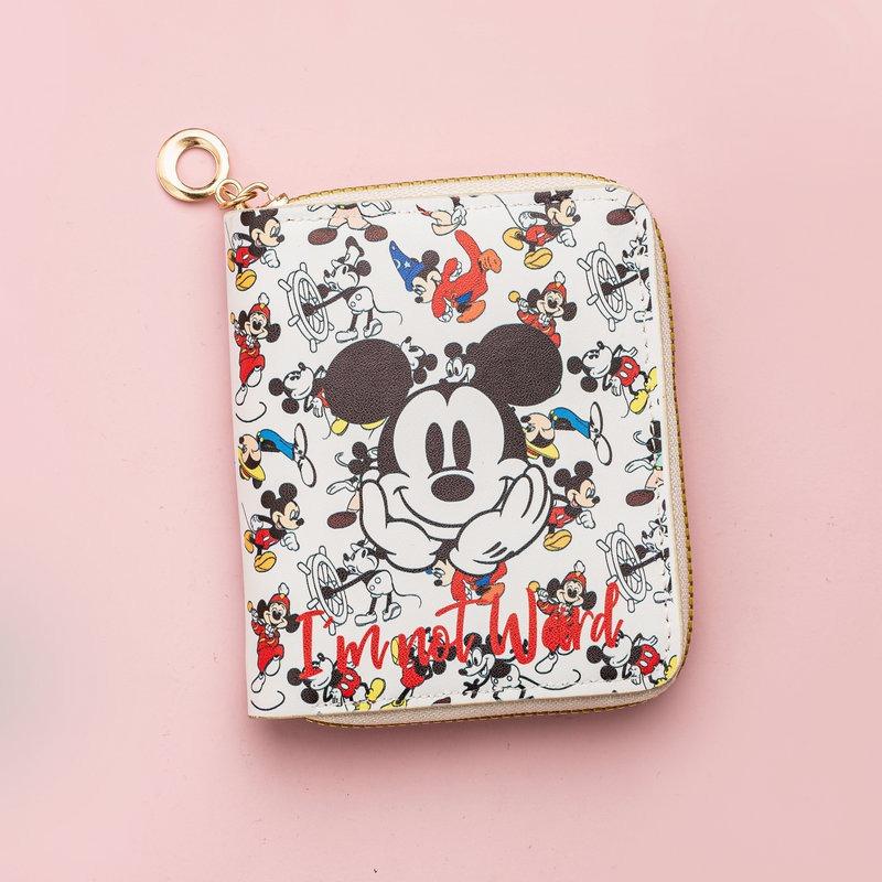 Short Wallet, Fashionable and Simple Zipper for Young Students, Cartoon Pu Change Purse, New Model.