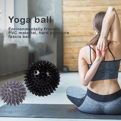 Массажный инструмент для ног Fascia Ball YoGa, подходящий для массажа всего тела, розовый, фиолетовый, синий, черный, глубокий массажер с колючими точками