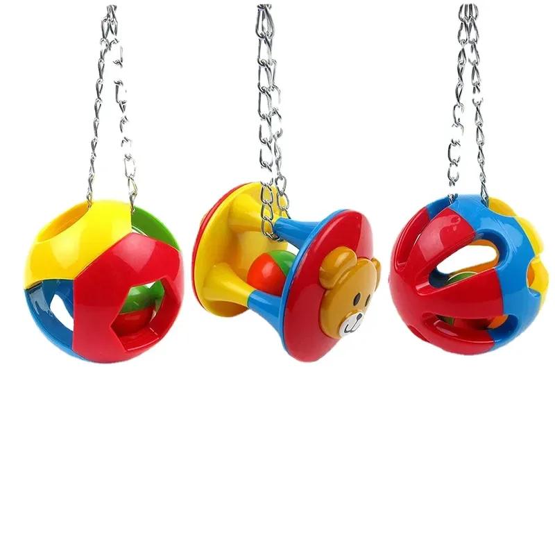 New Pet Bird Bites Toy Parrot Chew Ball For Parrots Swing Cage Hanging Cockatiel brinquedos Supplies