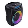 Переносной беспроводной Bluetooth-динамик с басовым стереодинамиком, сабвуфером, дискотечным светом, светодиодной вспышкой, FM-радио, беспроводной динамик для улицы