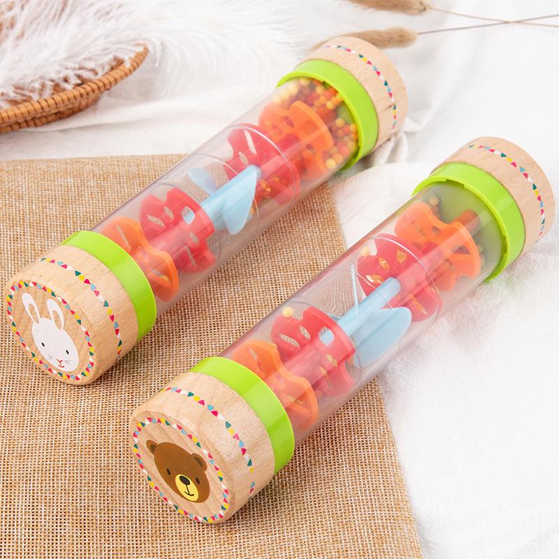 Cpc Ce Rain Sound Emulator Rainbow Hourglass, Orff Rain Sound Tube Музыкальный инструмент Sand Bell Раннее образование Урок музыки Учебные пособия