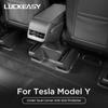 Для Tesla Model Y 2025-2025 Угловой Защитный Отбойник Под Сиденьем От Ударных Воздействий Комплект Защиты Направляющих Заднего Сиденья Аксессуары Для Интерьера Автомобиля