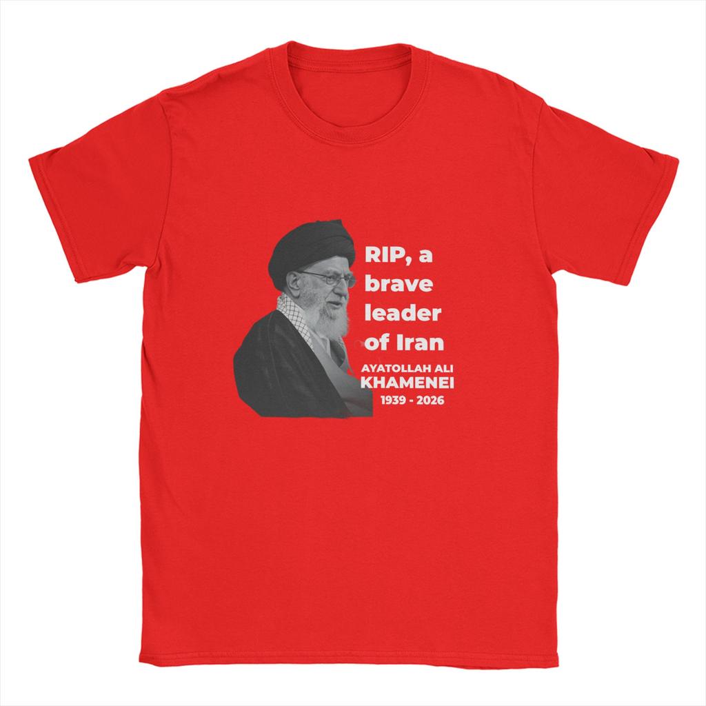 SSeyyed Ali KKhamenei T Shirts for Men Cotton Cool TShirts Round Neck Tee Shirt Short Sleeve Tops Printing