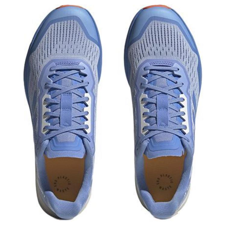 adidas Terrex Agravic Flow 2 Blue Dawn Impact Оранжевые мужские кроссовки Blue-Fusion HR1116