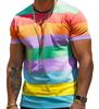 XXS-6XL Футболка для мужчин Модные полосатые 3D-принтованные футболки для мужчин Летние повседневные футболки с коротким рукавом Топы Футболки Пуловеры