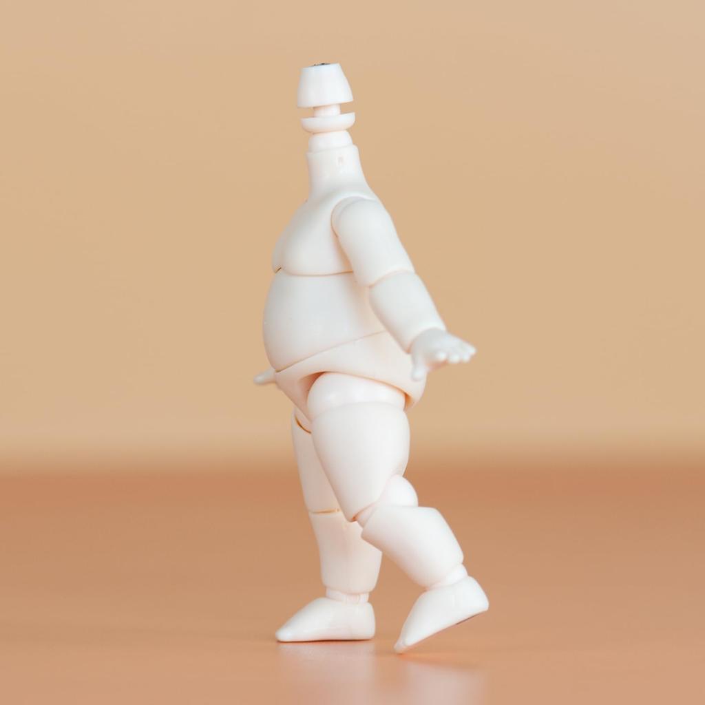 Тело куклы YMY YMY BJD GSC Голова куклы Миниатюрная милая толстая фигурка, подходит для подарка на Новый год Медовый персик 8,8 см Грушевидная форма 1/12 1/8 1/12