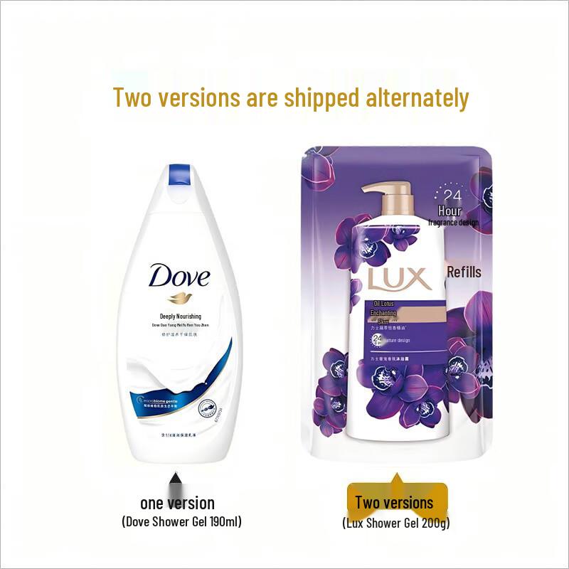 Dove Elastic & Hydrating Shower Gel Set