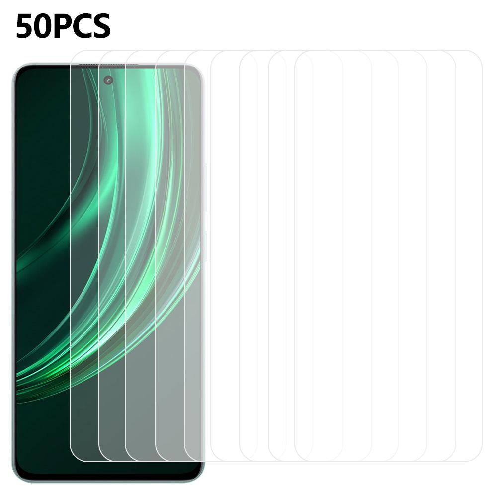 50Pcs For Realme 13+ 5G/13 Pro 5G (Global) Screen Protector Full Glue Tempered Glass Clear Screen Film