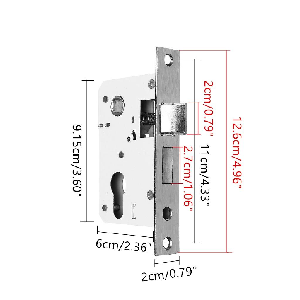 Алюминиевая ручка с засовом Внутренний замок Ригельный замок Инженерный дверной замок Комплект дверной фурнитуры Комплект дверной фурнитуры Безопасность дома и офиса
