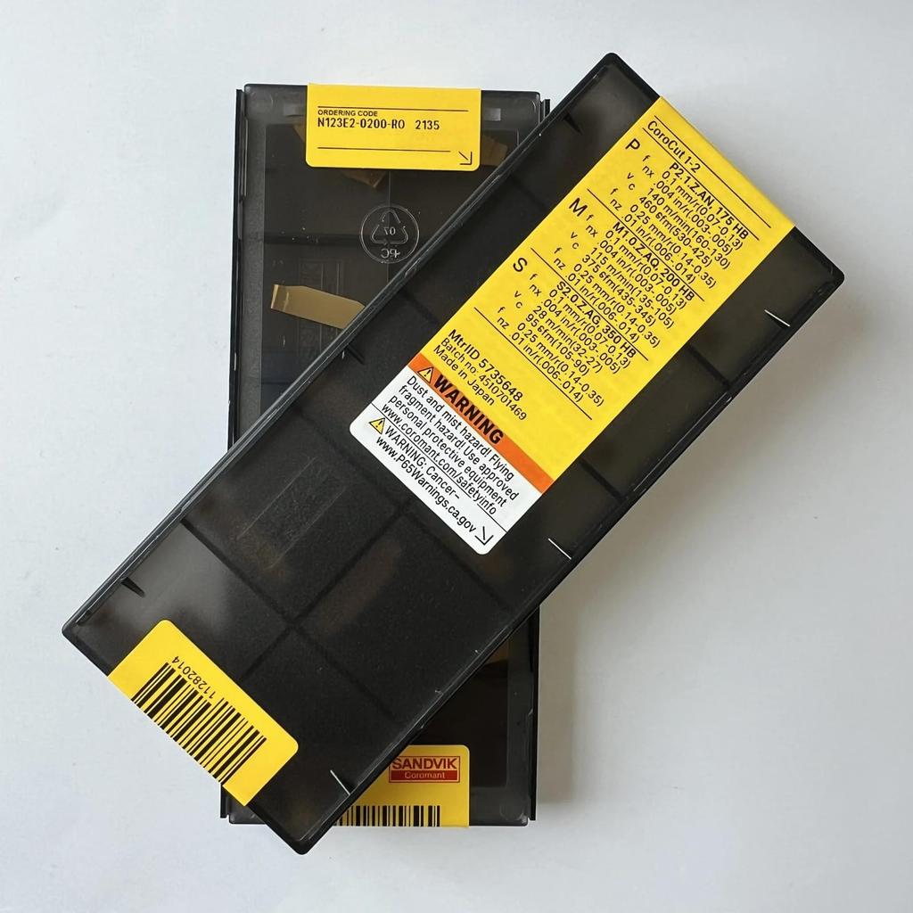 Оригинальный Sandvik / N123E2-0200-RO 2135 / Инструмент с твердосплавной пластиной для токарного станка с ЧПУ 10 шт.