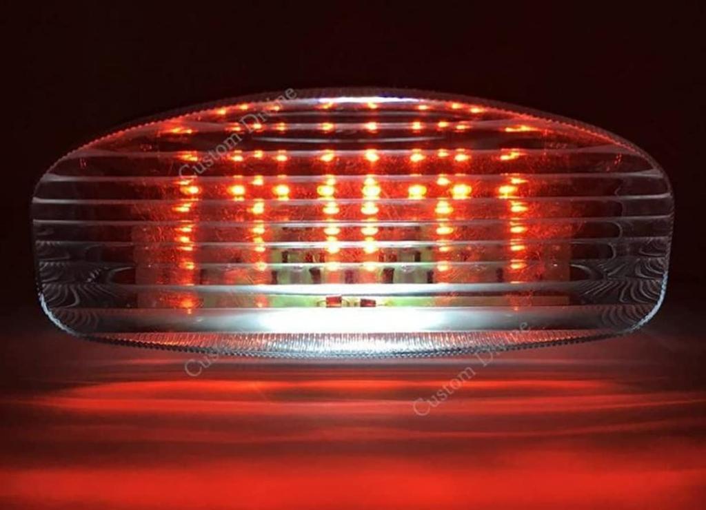 Светодиодный фонарь Honda, задний фонарь, стоп-сигнал, небольшой указатель поворота, номерной знак с прозрачной дымчатой линзой, CBR 1100XX Hornet, индивидуальные детали для мотоцикла, внешний продукт