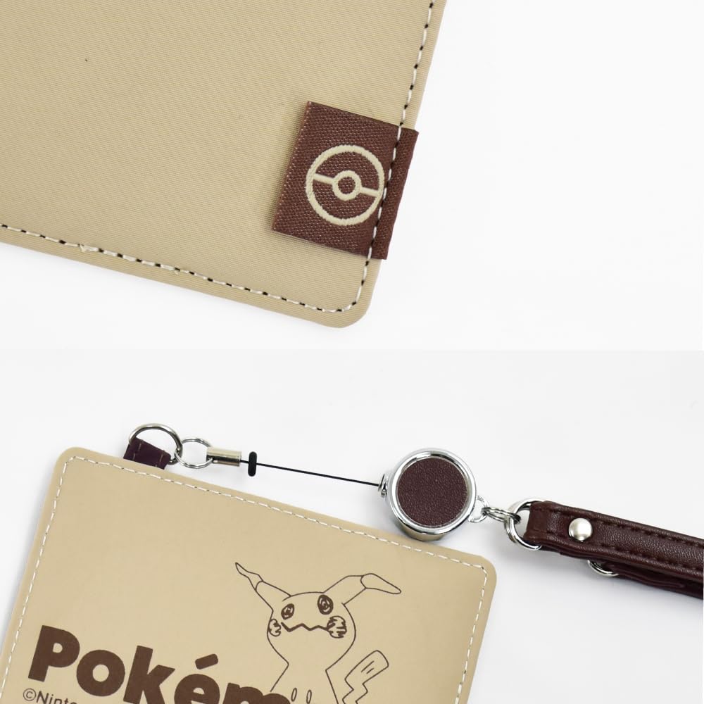 Нейлоновый чехол-пропуск с картой и кейс для Pokémon Wakkanezumi, Катушка, Кейс, Пикачу, Умбреон, Мимикью,