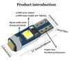 10 шт. Суперяркая светодиодная T5 3SMD Автомобильная мотоциклетная приборная панель Свет Клиновидная приборная лампа Индикаторные лампы Сигнала DC12V 3030smd