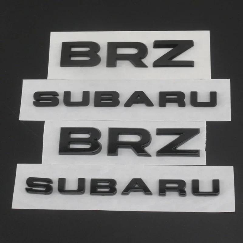 For Subaru WRX BRZ STI XV FORESTER IMPREZA LEGACY OUTBACK Auto Body Tail Letter Badge Decal ABS Car Rear Trunk Sticker Emblem vg5