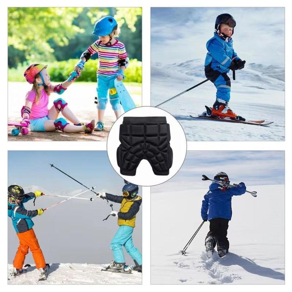 Impact Resistant Children Protective Hip Pad Elastic Protective Padded Shorts Ice Skating