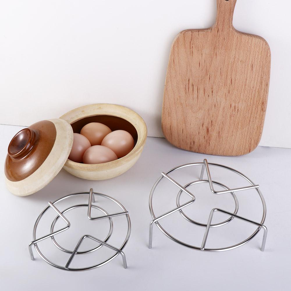 Stackable Cookware Kitchen Heat Resistant Steamer Egg Steamer Rack Steaming Tray Trivet Stand