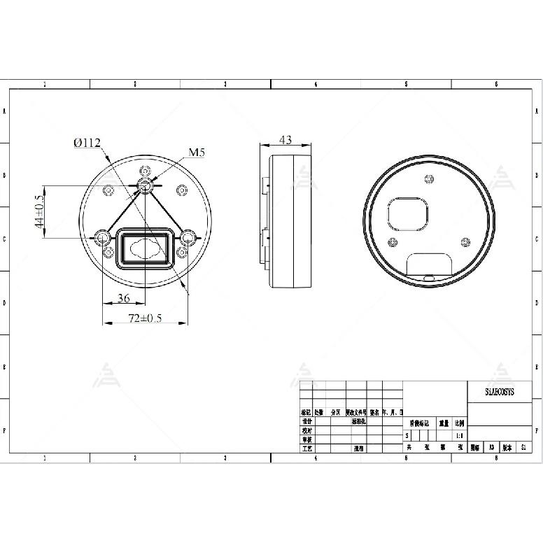 SiAECOSYS 3,6-дюймовый TFT SCJ3622-A Круглый регулируемый дисплей-спидометр для электромотоцикла Протоколы CAN BUS и One-Lin
