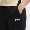 New FILA Knitted Sweatpants Women's Jet Black F11W438608FBK