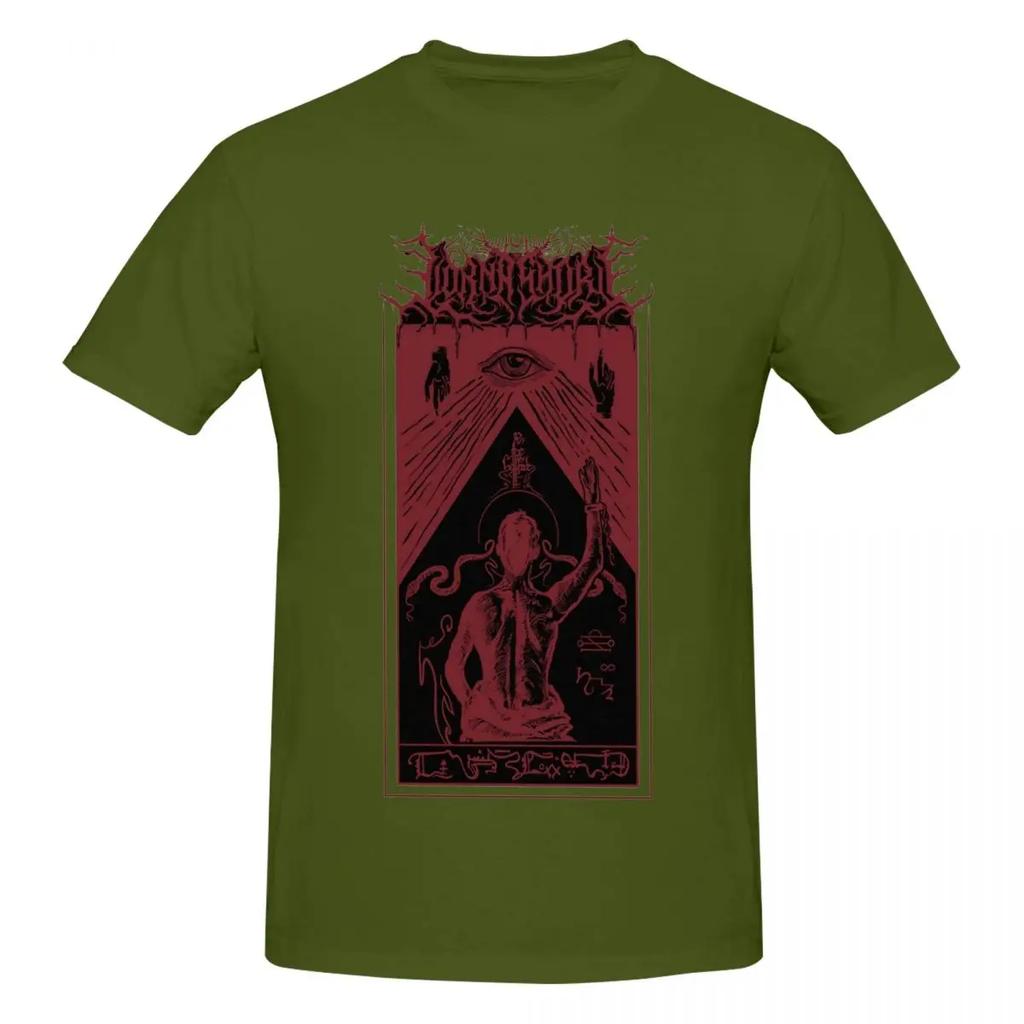 Летние мужские футболки Harajuku Lorna Shore Immortel Rock из чистого хлопка, модная футболка с коротким рукавом и круглым вырезом, большой размер