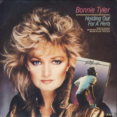 7-дюймовая пластинка BONNIE TYLER  Holding Out For A Hero A4251 CBS 1984 UK Rock Б/у
